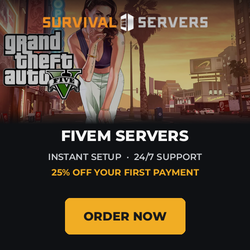 SurvivalServers FiveM server hosting