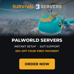 SurvivalServers Palworld server hosting