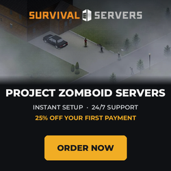 SurvivalServers Project Zomboid server hosting