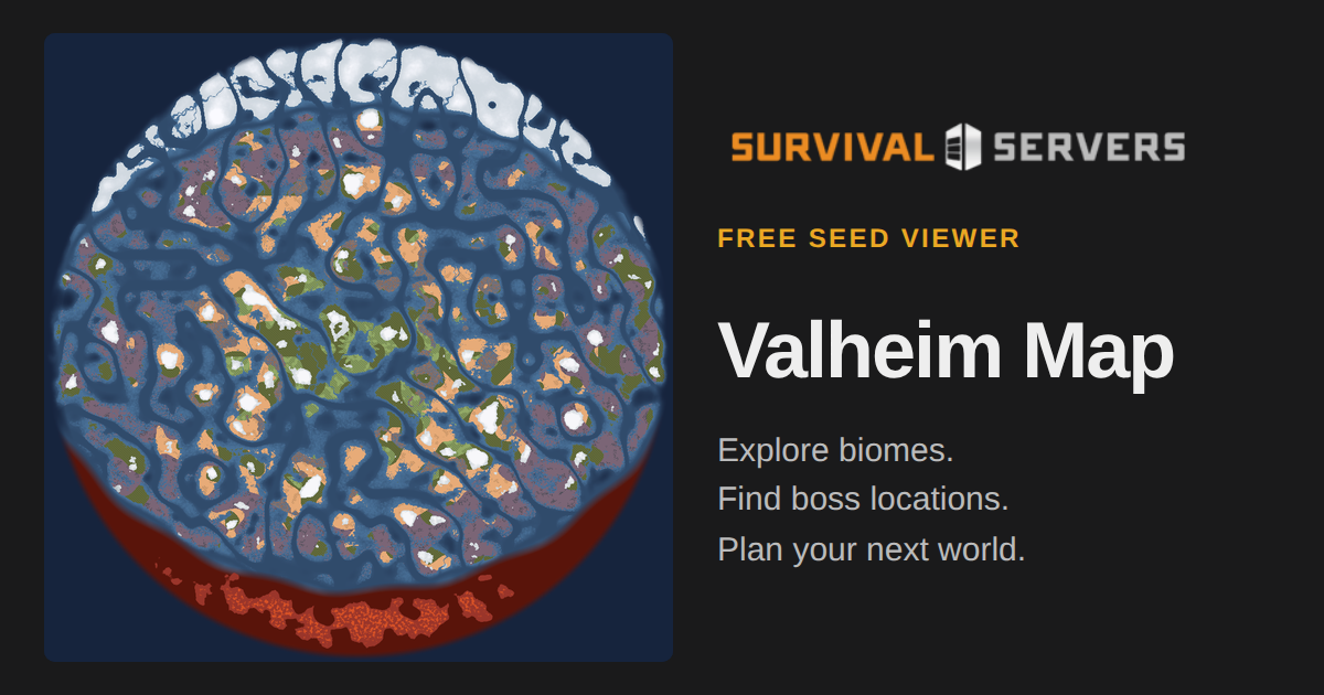 Humanitz Pc Valheim Map — Free Seed Viewer | Survival Servers