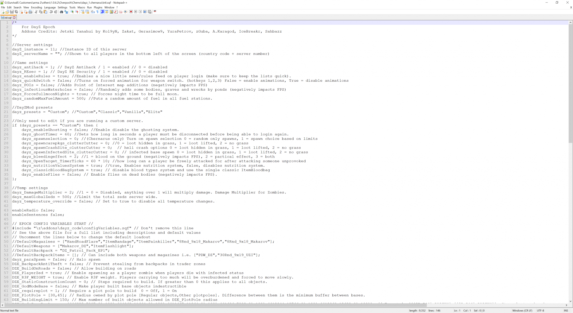 Notepad++ - Survival Servers